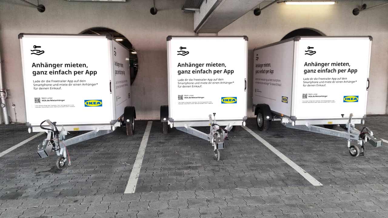 Kostenlose Leihanhänger