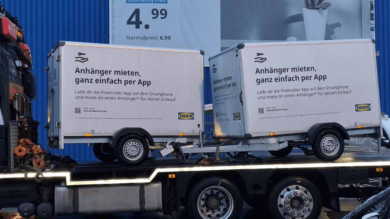 Kostenlosem Anhängerverleih in Essen und Leipzig