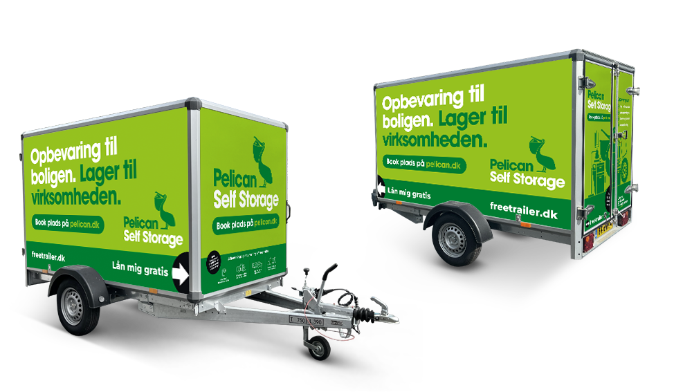 Lej en trailer hos Pelican Self Storage