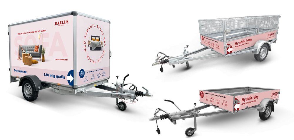Lej en trailer hos Daells Bolighus