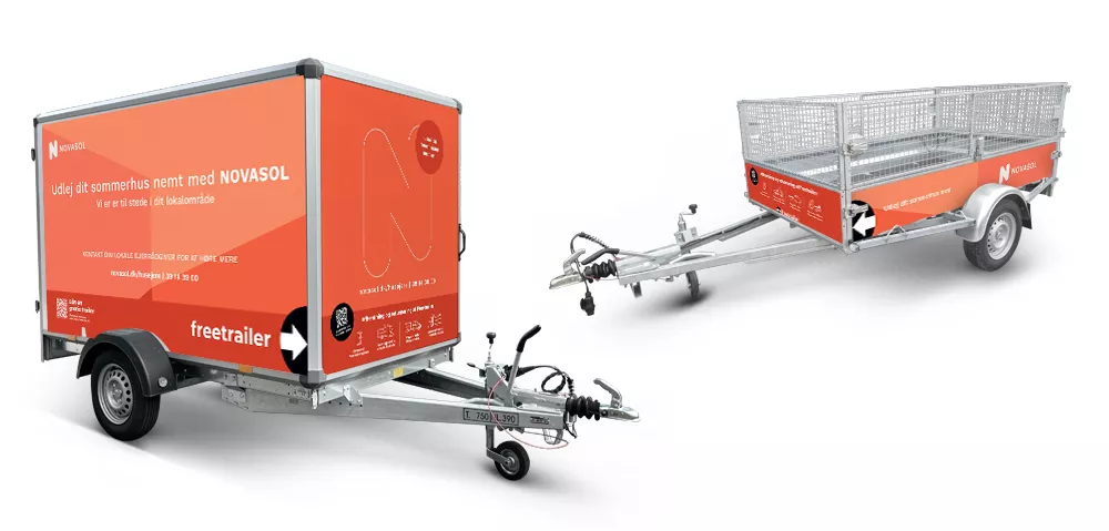 Lej en trailer hos Novasol