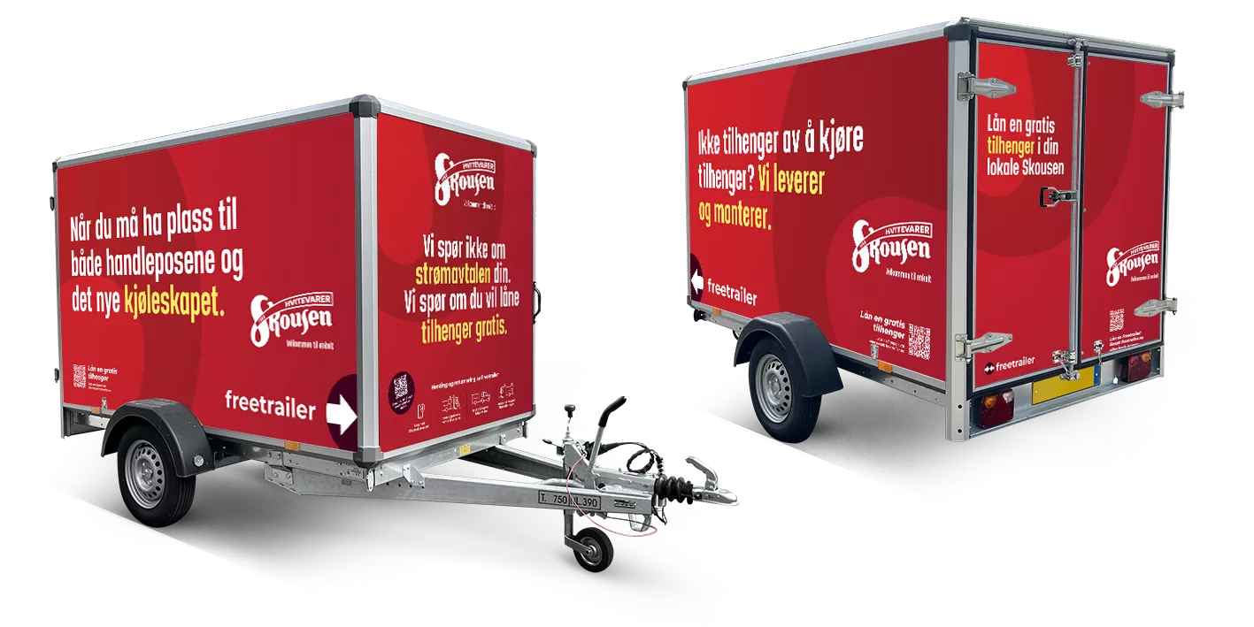 Lei tilhenger hos Skousen