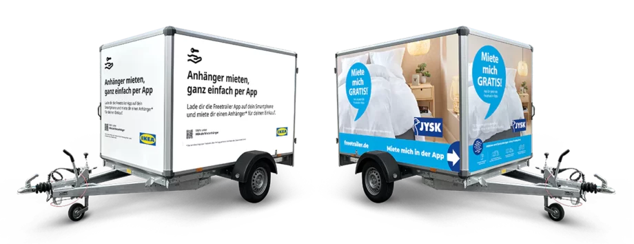 Anhänger mieten über Freetrailer