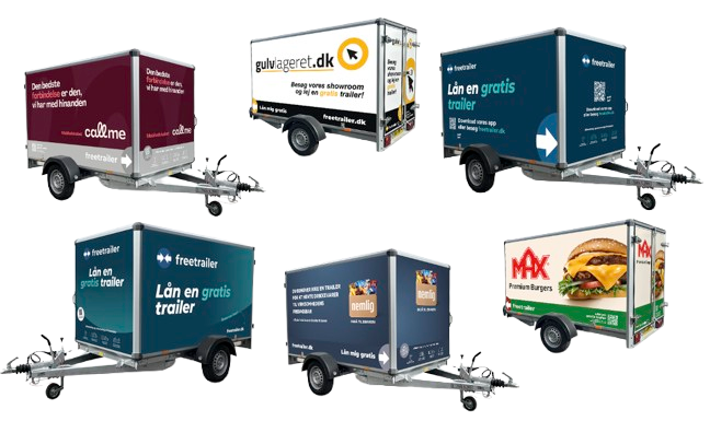 Lej en trailer hos Freetrailer Hub
