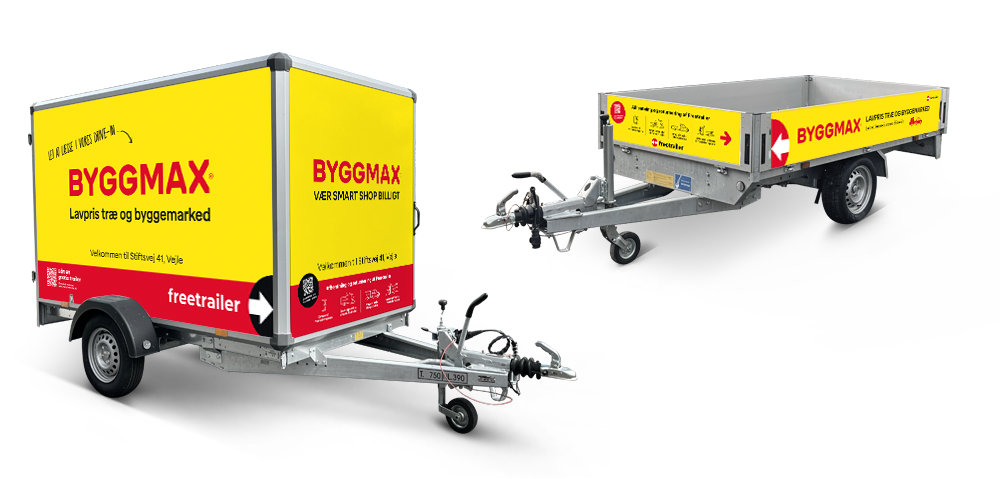Lej en trailer hos Byggmax
