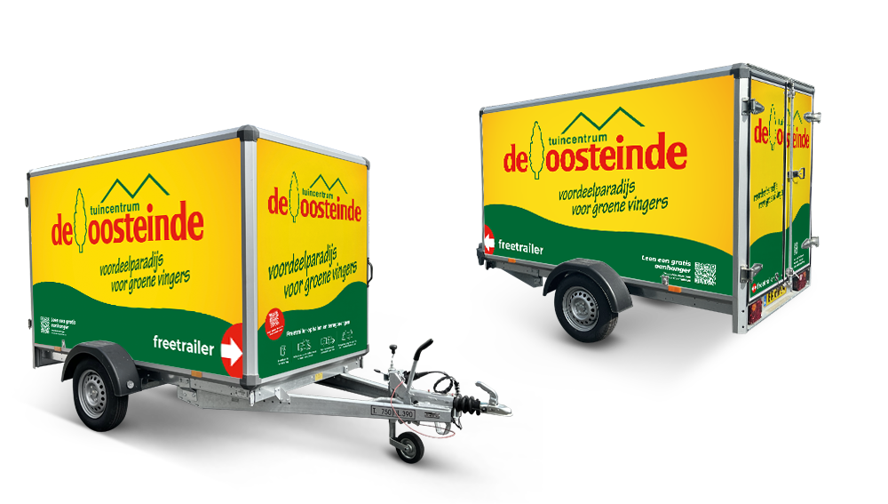 Huur een gratis aanhanger van De Oosteinde