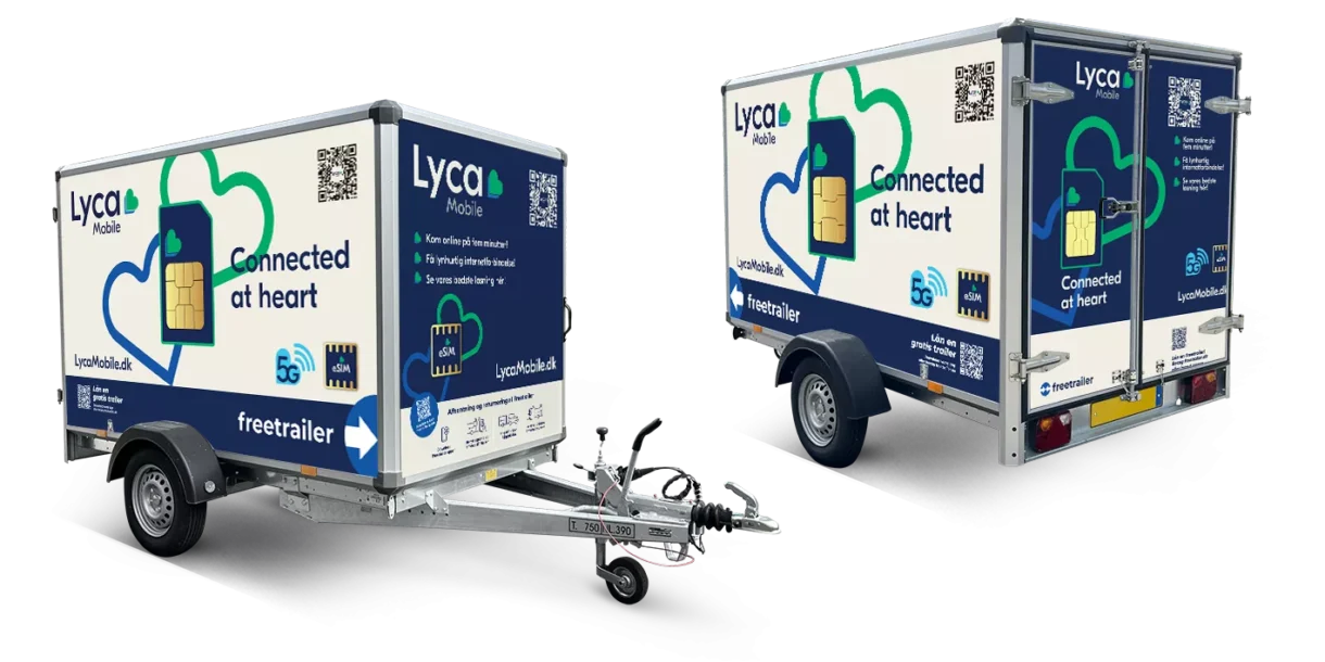 Lej en trailer hos Lyca Mobile