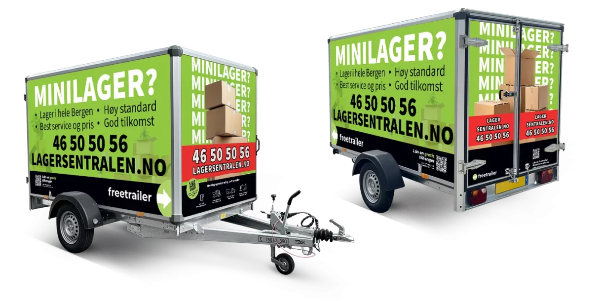 Lån tilhenger hos Lagersentralen