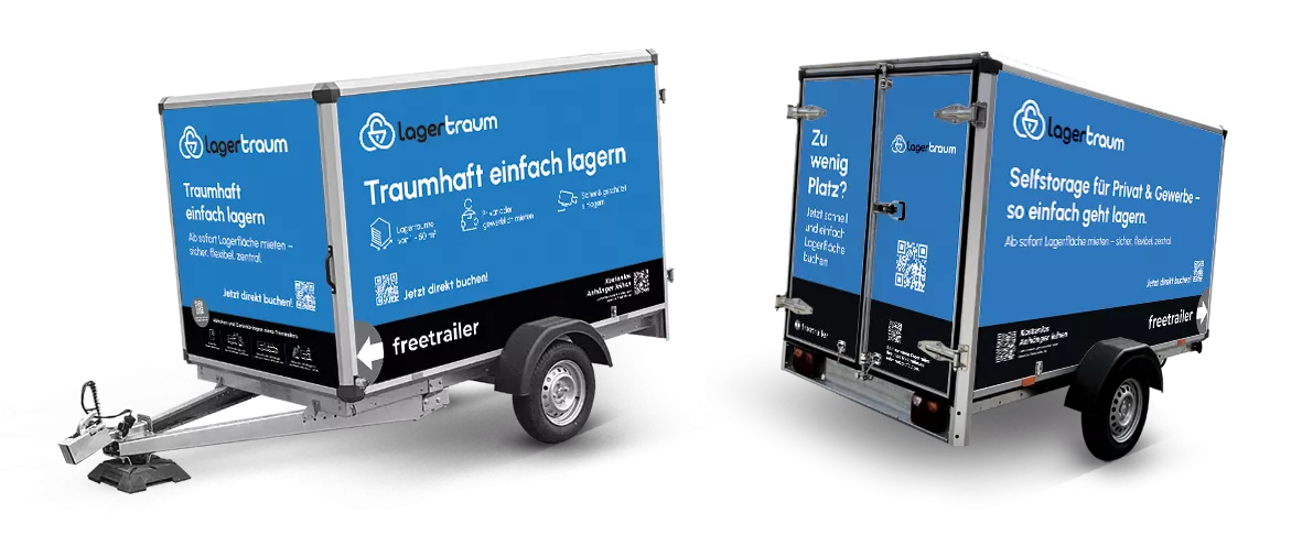 Geschlossener Anhänger mieten