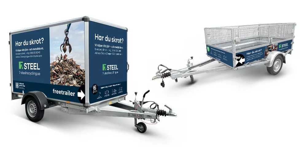 Hyr släp 7 Steel Nordic Recycling