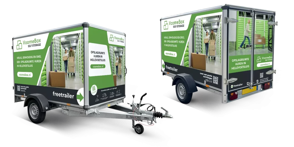 Huur een gratis aanhanger van VoorneBox