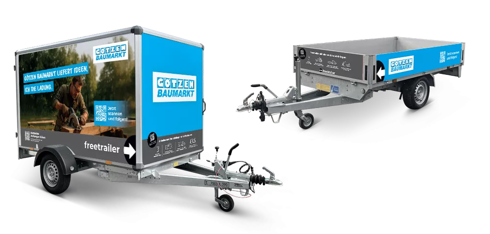 Geschlossener Anhänger mieten