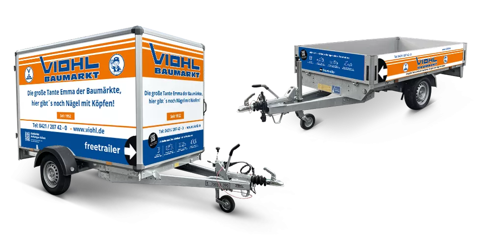 Geschlossener Anhänger mieten