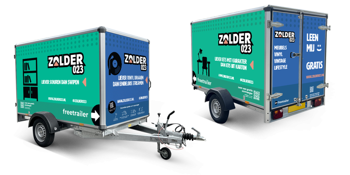 Huur een gratis aanhanger van Zolder023