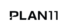 Plan 11 Logo